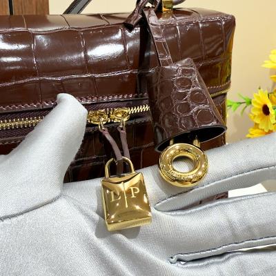 wholesale quality loro piana extra bag l27 alligator coffee